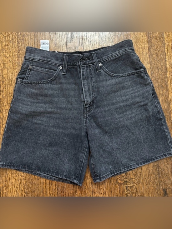 Levi's Pants - Levi's  94' baggy Shorts in Black Gray Denim Vintage Size 28
